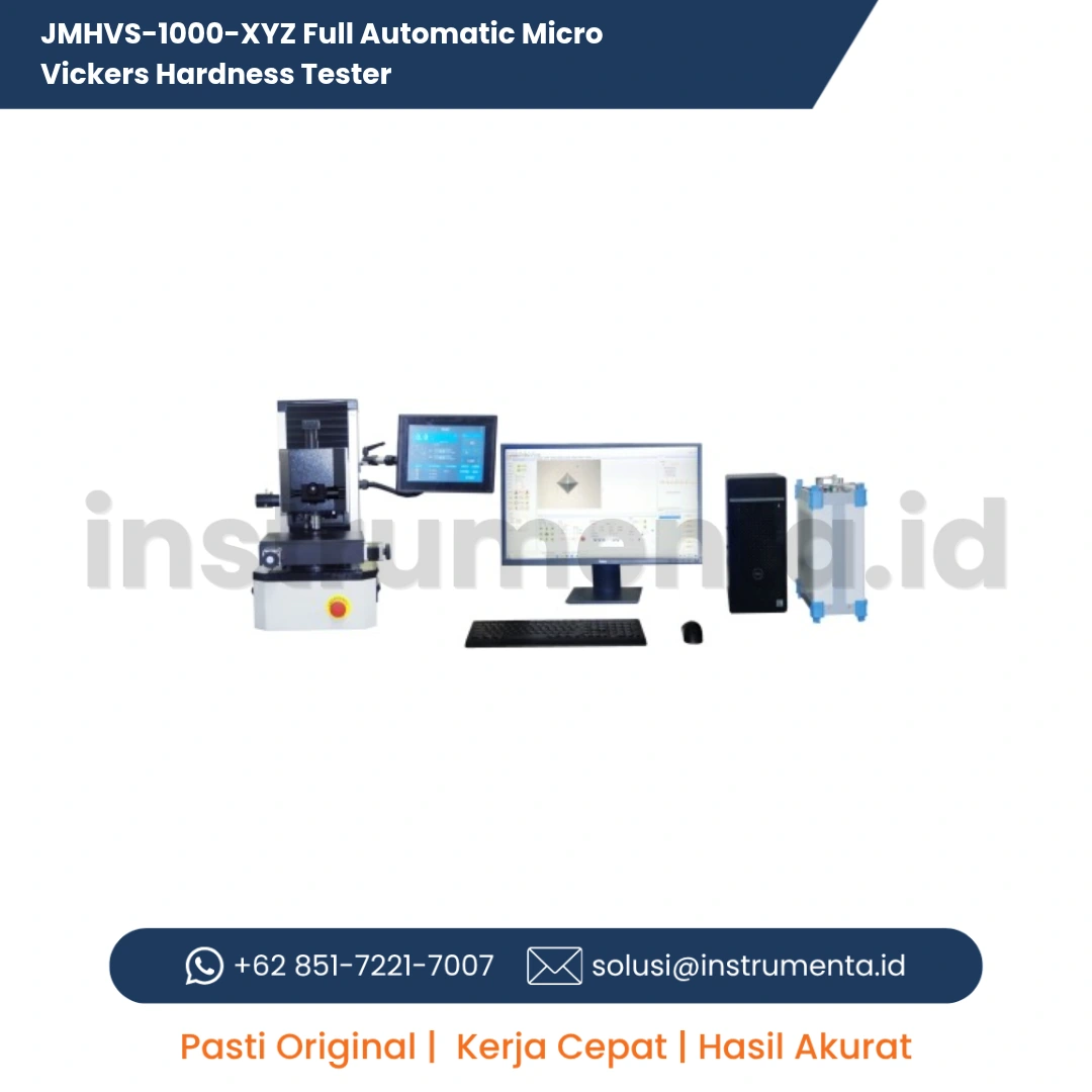 Jual JMHVS-1000-XYZ Full Automatic Micro Vickers Hardness Tester Distributor Resmi Ready Stock